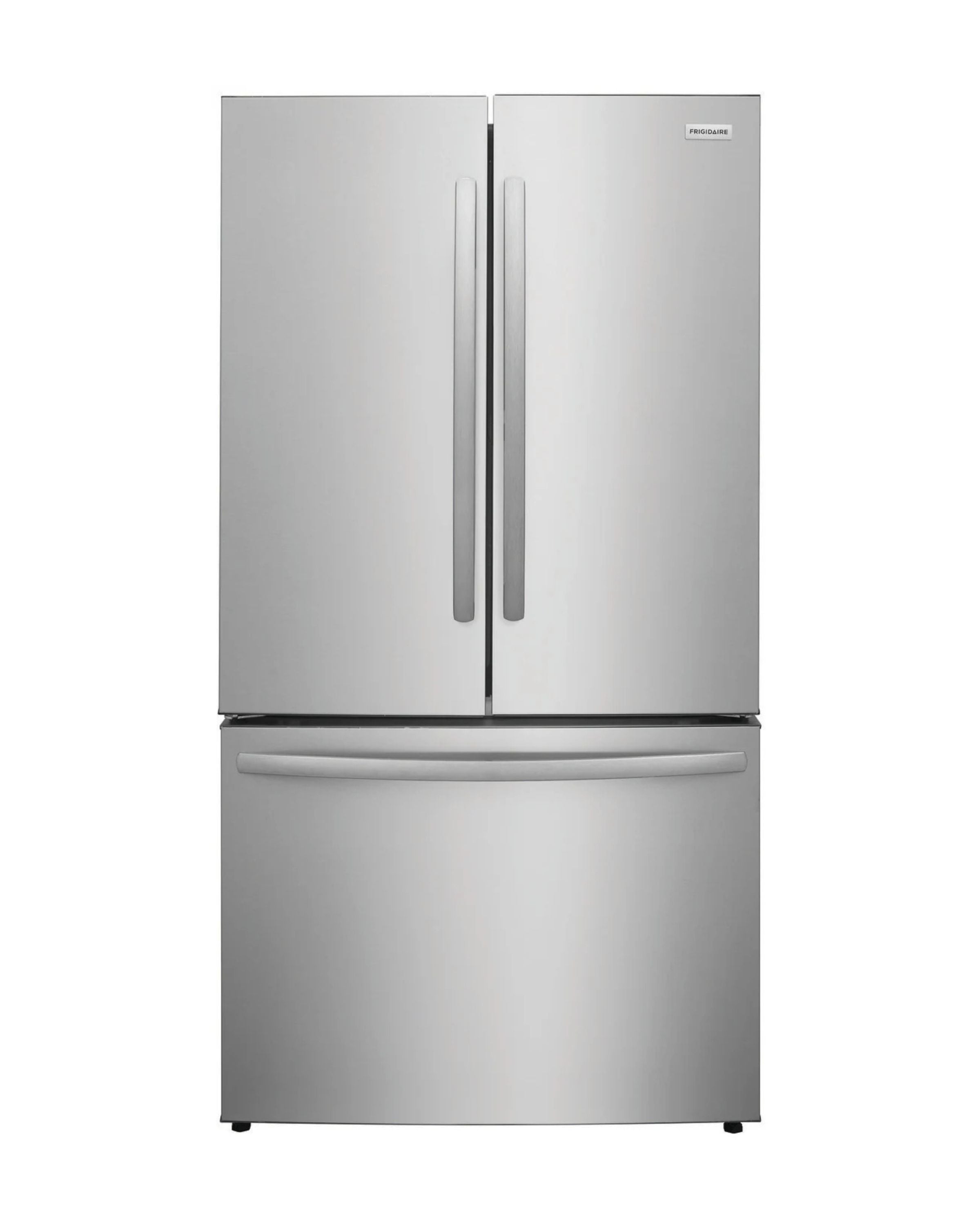 Frigidaire 28.8 cu ft French Door Refrigerator, Stainless, Full - Width Deli Drawer + LED Lighting (FRFN2813AF) - Appliance Saver Store