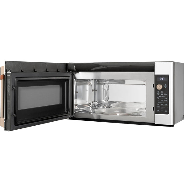 GE Café Over-the-Range Convection Microwave, 1.7 cu. ft., Air Fry + Sensor Cook (CVM517P4RW2)