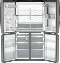GE Profile 28.4 cu. ft. French Door Refrigerator, Stainless, Adjustable Shelves + LED Lighting (PAD28BYTFS)