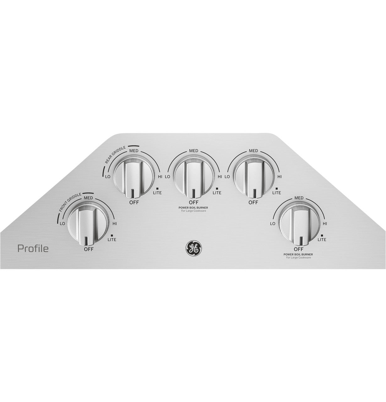 GE Profile 36" Built-In Gas Cooktop, Stainless, 5 Burners (PGP7036SLSS)