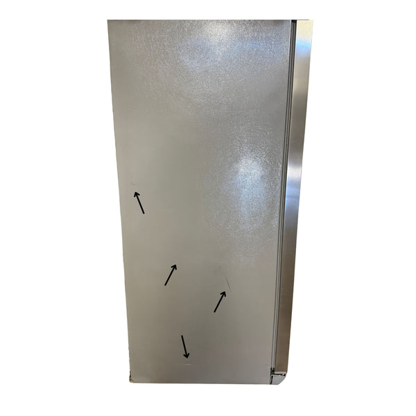 Frigidaire 25.6 cu ft Side - by - Side Refrigerator, Stainless, External Water/Ice Dispenser (GRSS2652AF) - Appliance Saver Store