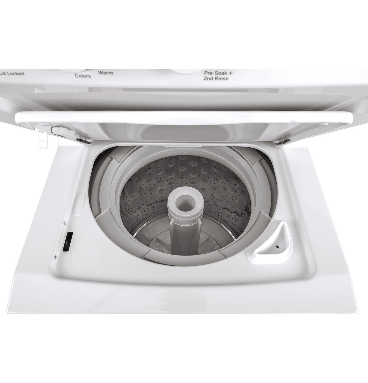 GE 24" Laundry Center, Electric, Stacked Washer & Dryer (GUD24ESSMWW)