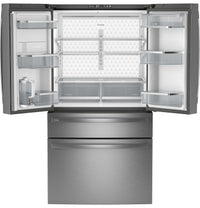 GE Profile 28.7 cu. ft. French Door Refrigerator, Stainless, External Dispenser + TwinChill™ (PGE29BYTFS)