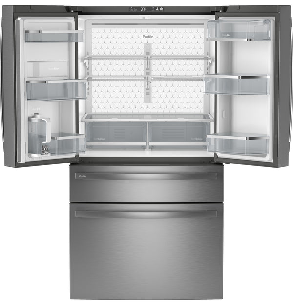 GE Profile 28.7 cu. ft. French Door Refrigerator, Stainless, External Dispenser + TwinChill™ (PGE29BYTFS)