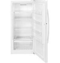 GE Upright Freezer, 14.1 cu. ft., Frost-Free, LED, Lock & Key (FUF14DLRWW)