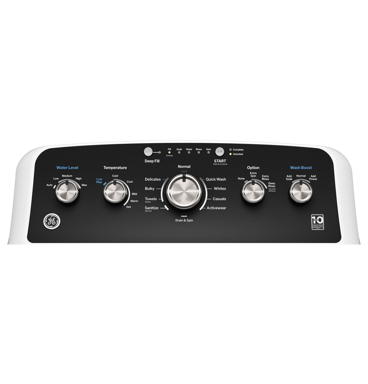 GE 4.5 cu. ft. Top Load Washer, White, Deep Fill + Multiple Wash Cycles (GTW485ASWWB) - Appliance Saver Store