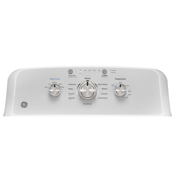 GE 4.3 cu. ft. Top Load Washer, White, Stainless Steel Tub + Multiple Wash Cycles (GTW385ASWWS) - Appliance Saver Store