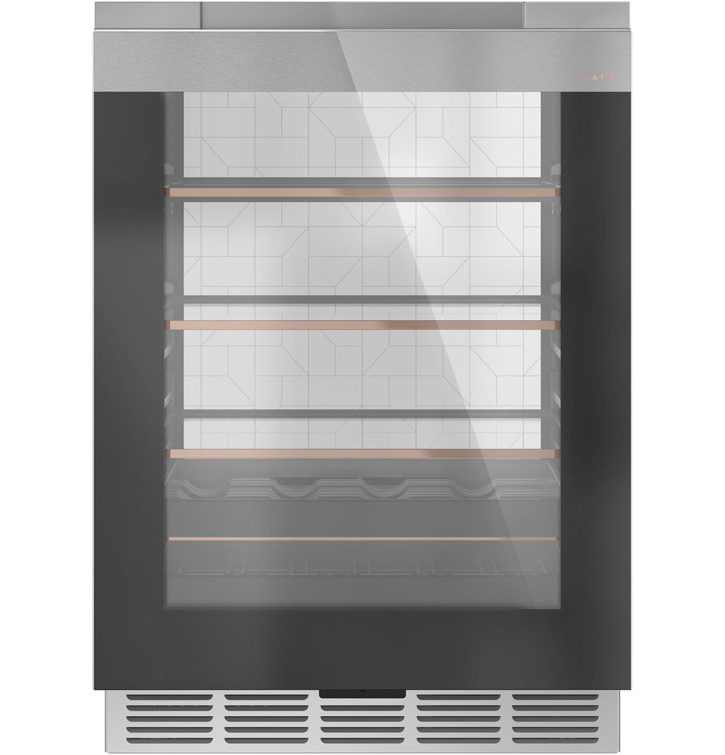 GE Café 5.1 cu. ft. Beverage Center, Stainless, Glass Door (CCR06BM2PS5)