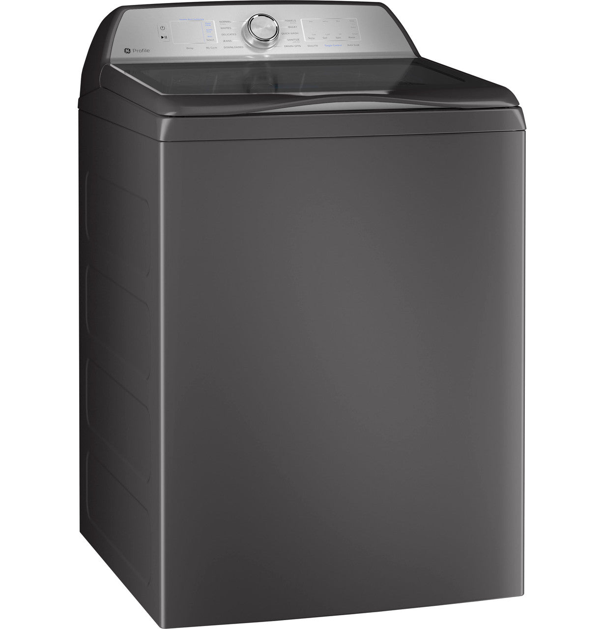 GE Profile 5.0 cu. ft. Top Load Washer, Diamond Gray, Smart Features + Deep Fill (PTW600BPRDG) - Appliance Saver Store