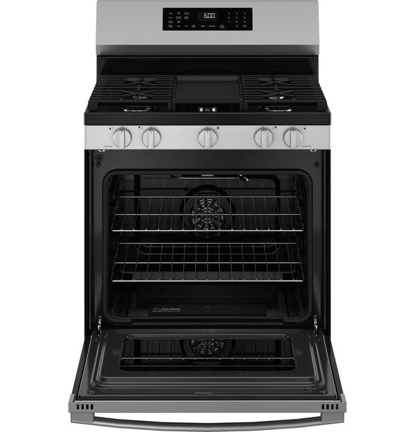 GE 30″ Gas Range, Stainless, Full Oven + Multi-Burners (GGF600AVSS)