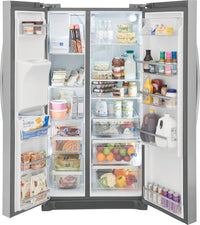 Frigidaire 22.3 cu ft Side-by-Side Refrigerator, Stainless, External Water/Ice Dispenser (GRSS2352AF)