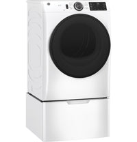 GE 7.8 cu ft Gas Dryer, White, Sensor Dry + Wrinkle Care (GFD55GSSNWW)
