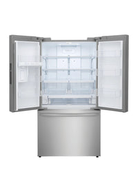 Frigidaire 28.8 cu ft French Door Refrigerator, Stainless, Full - Width Deli Drawer + LED Lighting (FRFN2813AF) - Appliance Saver Store