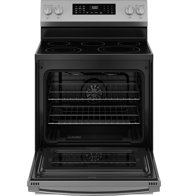 GE 30″ Gas Range, Stainless, Full Oven + Multi - Burners (GRF600AVSS) - Appliance Saver Store