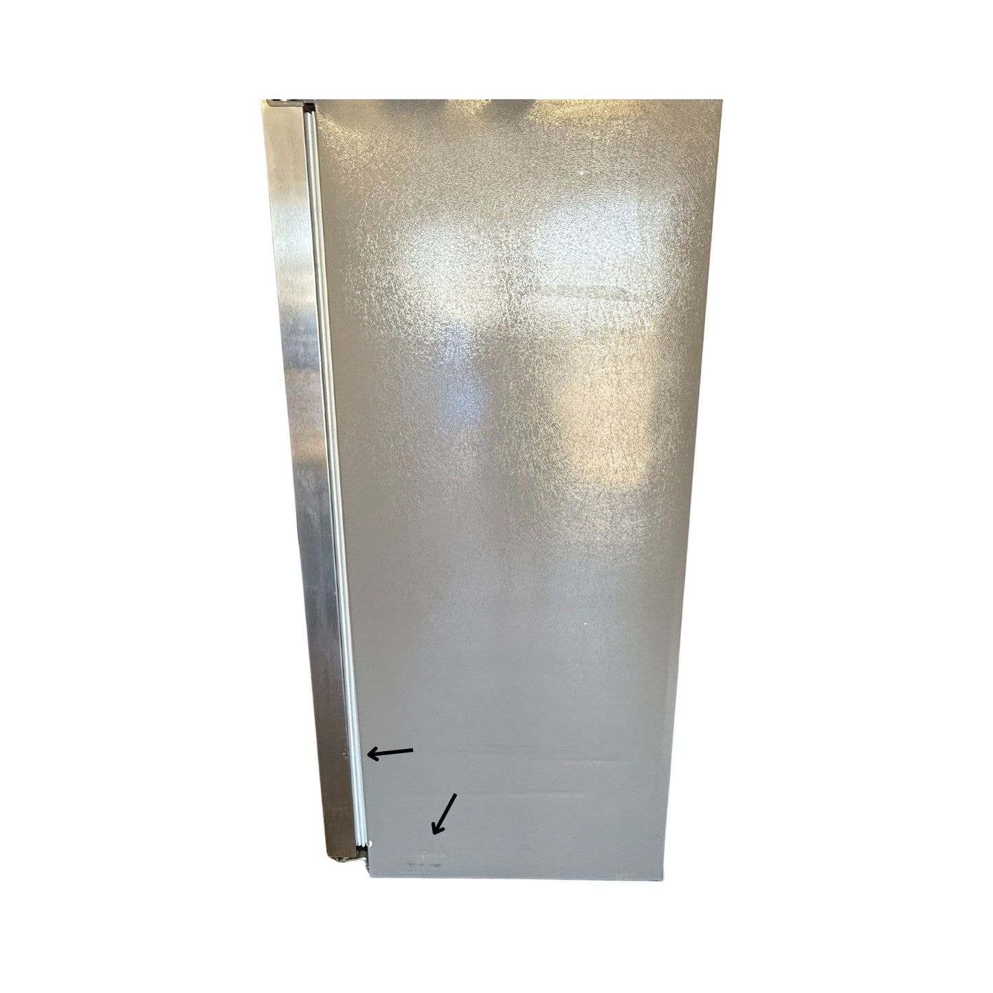 Frigidaire 25.6 cu ft Side - by - Side Refrigerator, Stainless, External Water/Ice Dispenser (FRSS2623AS) - Appliance Saver Store