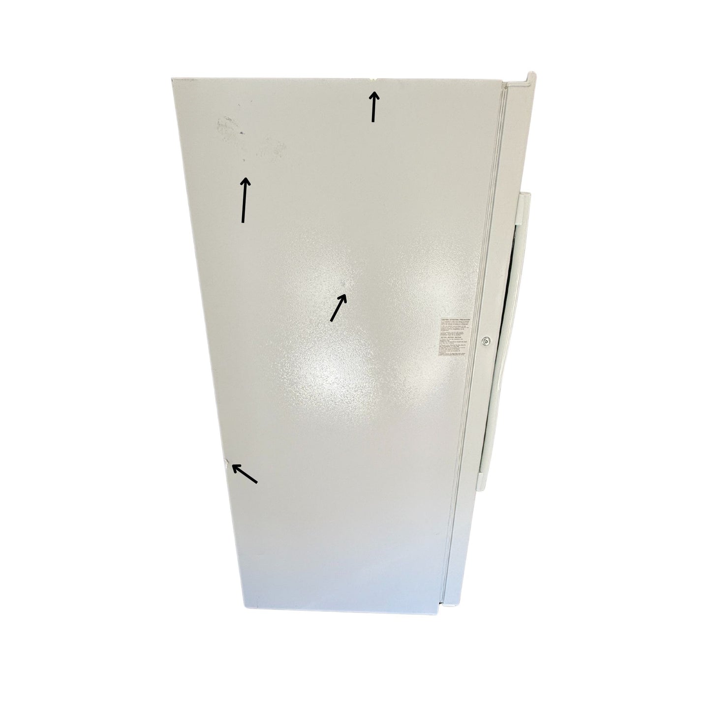 GE Upright Freezer, 14.1 cu. ft., Frost-Free, LED, Lock & Key (FUF14DLRWW)