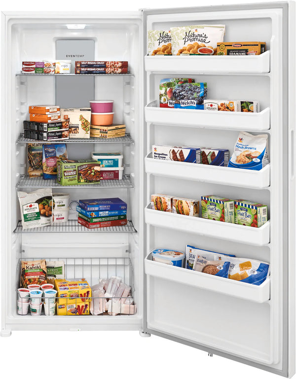 Frigidaire 20 cu ft Upright Freezer, White, Frost-Free with LED Lighting (FFUE2022AW)
