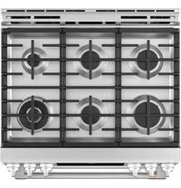 GE Café 30" Dual Fuel Range, Stainless, Double Oven + Convection (CGS750P2MS1)