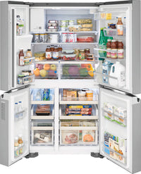 Frigidaire 21.5 cu ft 4-Door French Door Refrigerator, Stainless, Counter-Depth, External Water/Ice (GRQC2255BF)