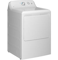 GE GTX33EASKWW Electric Dryer, 6.2 cu. ft., Auto Dry & Wrinkle Care (GTX33EASKWW)