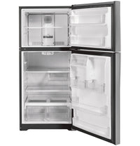 GE 21.9 cu. ft. Top-Freezer Refrigerator, Stainless Steel, Adjustable Shelves + LED Lighting (GTS22KYNRFS)