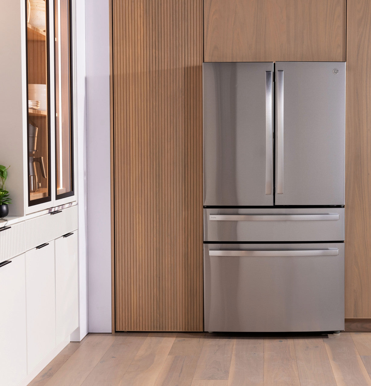 GE Profile 28.7 cu. ft. French Door Refrigerator, Stainless, External Dispenser + TwinChill™ (PGE29BYTFS)