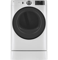 GE 7.8 cu ft Gas Dryer, White, Sensor Dry + Wrinkle Care (GFD55GSSNWW)