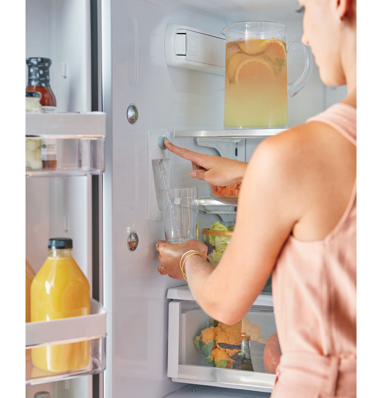 GE Café CWE23SP4MW2 23.1 cu. ft. French Door Refrigerator, Stainless, Counter-Depth