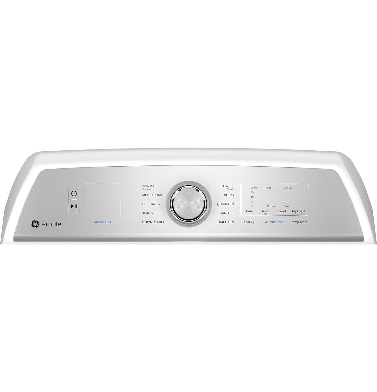 GE Profile 7.4 cu. ft. Electric Dryer, White, Sensor Dry, Quick Dry, Wrinkle Care (PTD60EBSRWS)