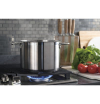 GE 30" Gas Cooktop, Stainless, 5 Burners with Power Boil + Simmer (JGP5030SLSS)
