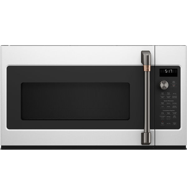 GE Café Over-the-Range Convection Microwave, 1.7 cu. ft., Air Fry + Sensor Cook (CVM517P4RW2)