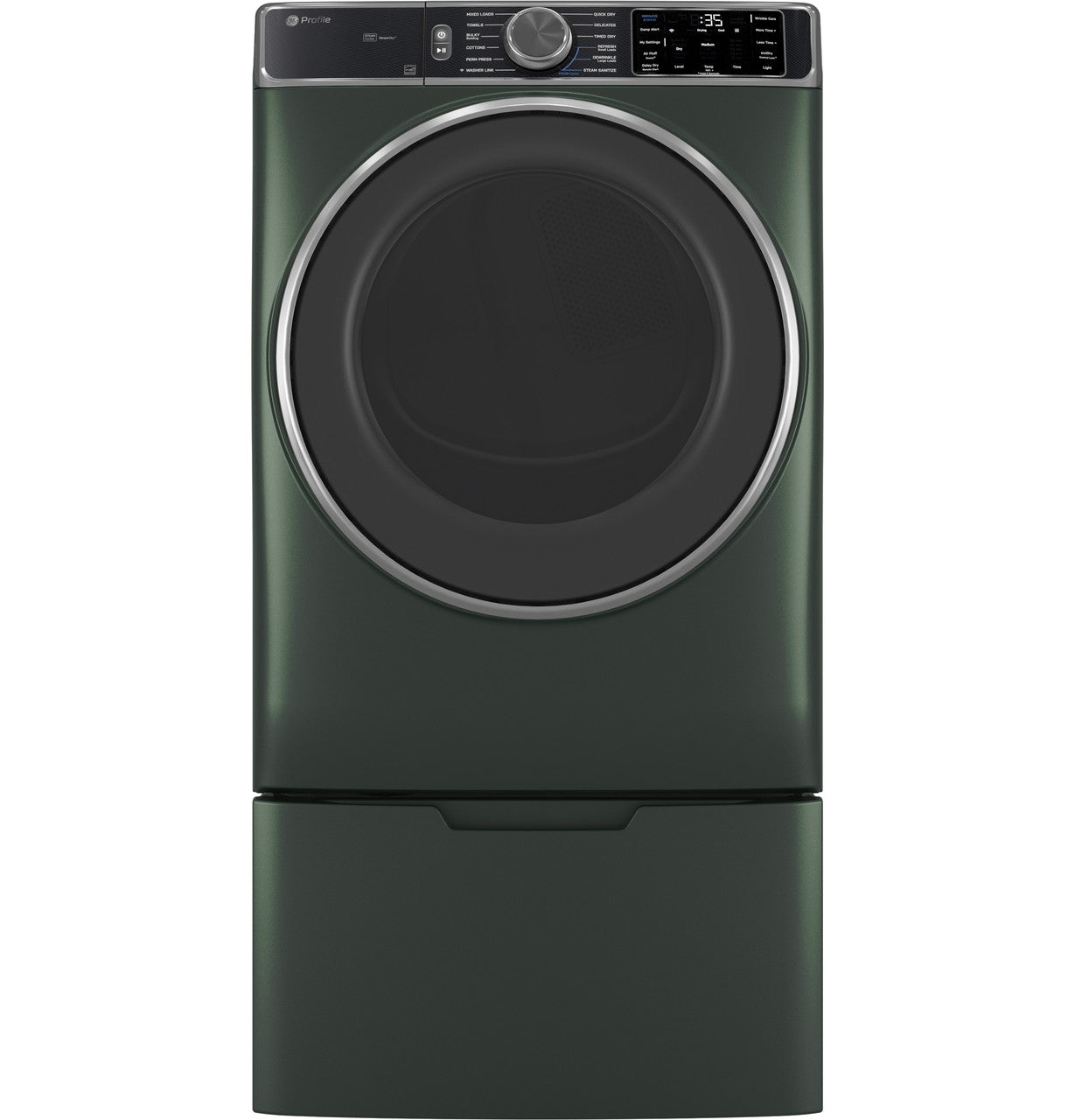 GE Profile 7.8 cu. ft. Electric Dryer, Stainless, Steam Refresh + WiFi (PFD95ESPWGN) FOR REPAIR OR PARTS