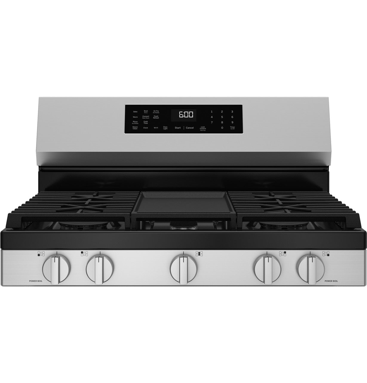 GE 30″ Gas Range, Stainless, Full Oven + Multi-Burners (GGF600AVSS)