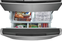 Frigidaire 22 cu ft French Door Refrigerator, Stainless, Counter-Depth Look, Pantry Drawer (GRMG2272CF)