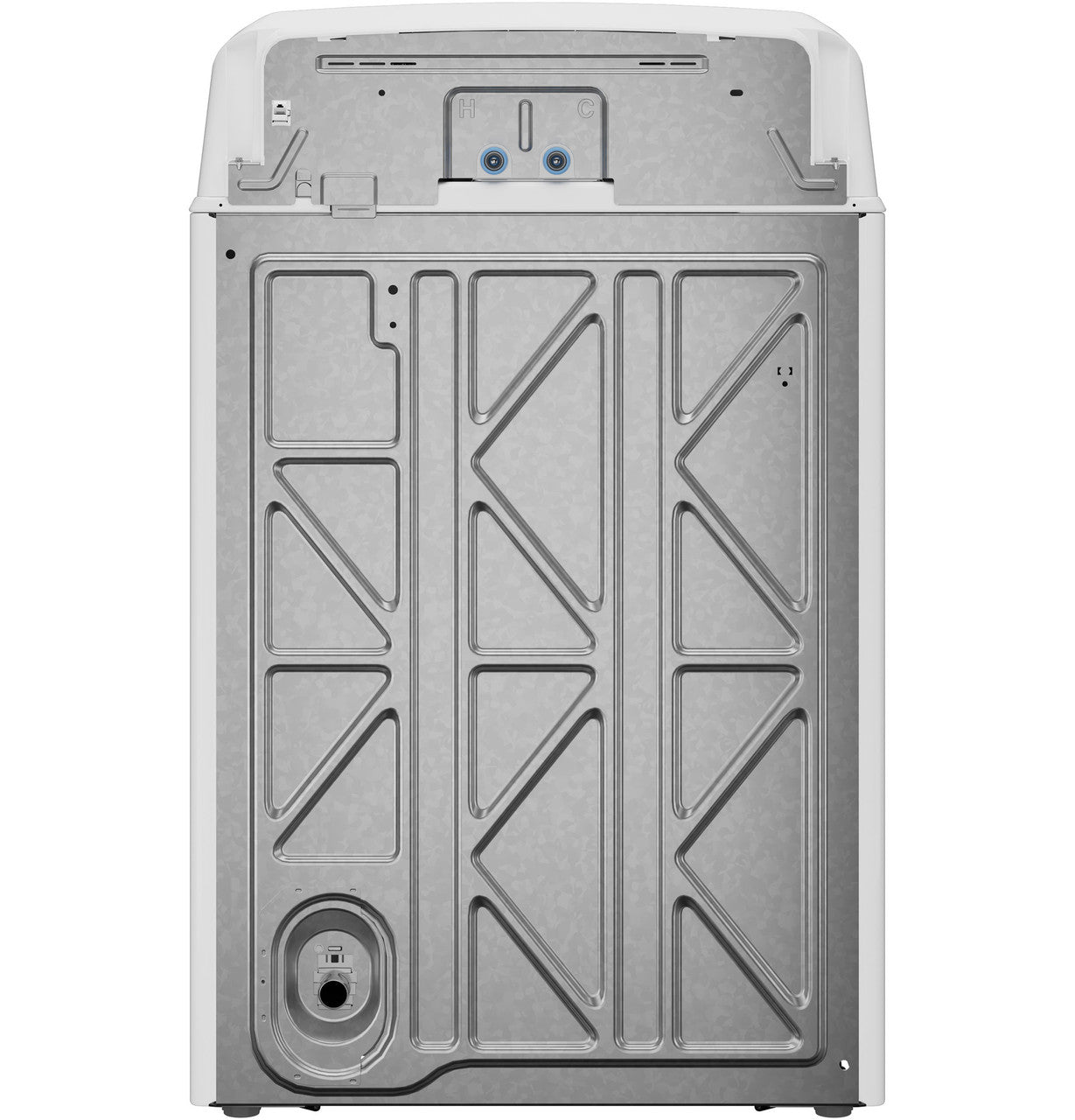 GE 4.3 cu. ft. Top Load Washer, White, Stainless Steel Tub + Multiple Wash Cycles (GTW385ASWWS) - Appliance Saver Store