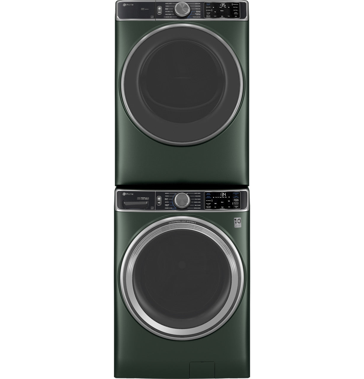 GE Profile 7.8 cu. ft. Electric Dryer, Stainless, Steam Refresh + WiFi (PFD95ESPWGN) FOR REPAIR OR PARTS