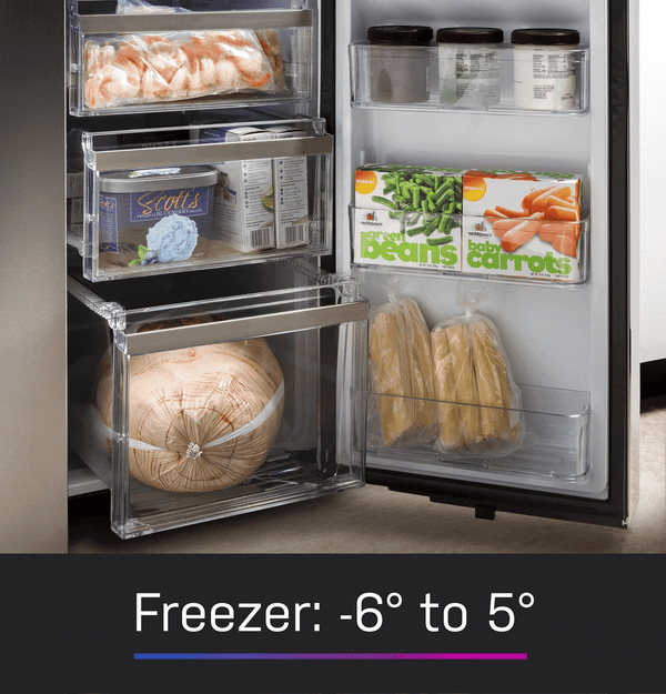 GE Profile 28.4 cu. ft. French Door Refrigerator, Stainless, Adjustable Shelves + LED Lighting (PAD28BYTFS)