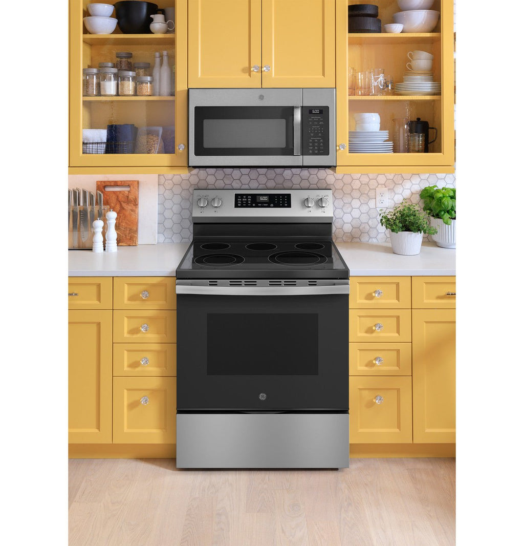 GE 30″ Gas Range, Stainless, Full Oven + Multi - Burners (GRF600AVSS) - Appliance Saver Store