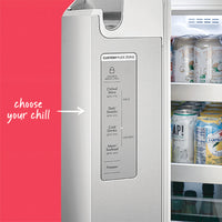 Frigidaire 21.5 cu ft 4-Door French Door Refrigerator, Stainless, Counter-Depth, External Water/Ice (GRQC2255BF)
