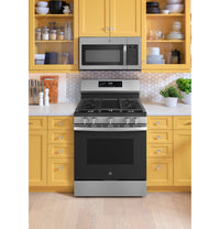 GE 30″ Gas Range, Stainless, Full Oven + Multi-Burners (GGF600AVSS)