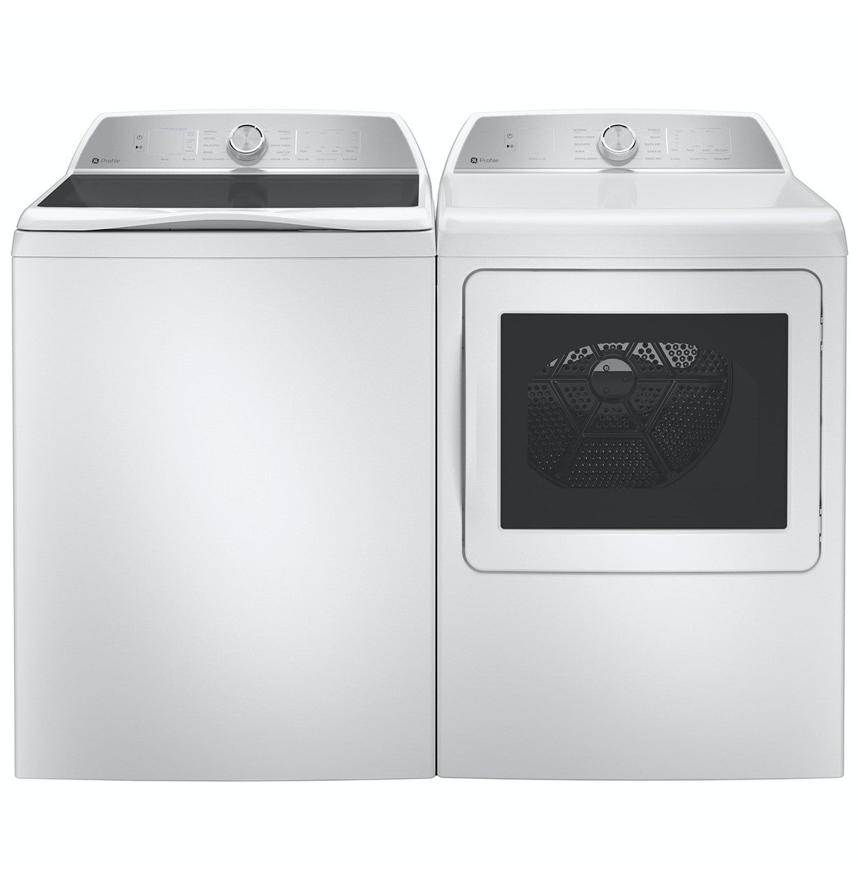 GE Profile 7.4 cu. ft. Electric Dryer, White, Sensor Dry, Quick Dry, Wrinkle Care (PTD60EBSRWS)