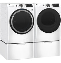 GE 4.8 cu. ft. Front Load Washer, White, UltraFresh Vent + SmartHQ WiFi (GFW550SSNWW) - Appliance Saver Store