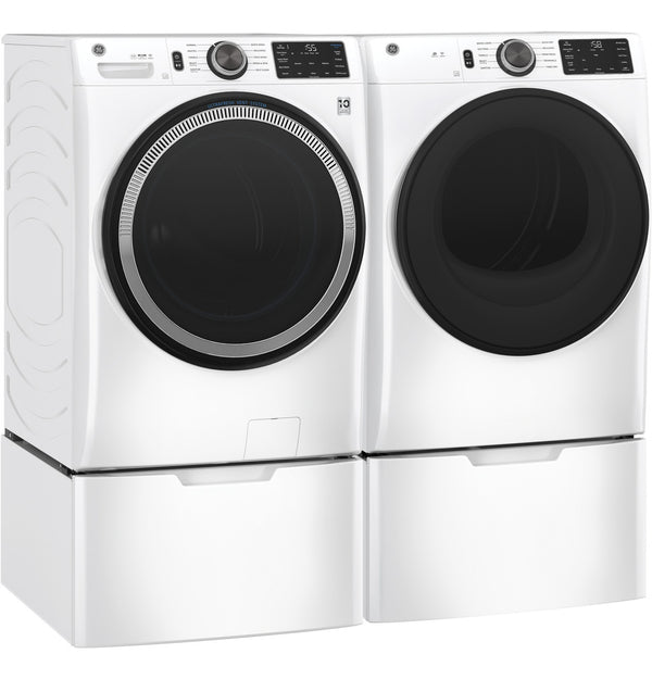GE 4.8 cu. ft. Front Load Washer, White, UltraFresh Vent + SmartHQ WiFi (GFW550SSNWW) - Appliance Saver Store