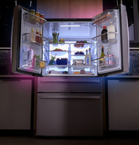 GE Profile 28.7 cu. ft. French Door Refrigerator, Stainless, External Dispenser + TwinChill™ (PGE29BYTFS)