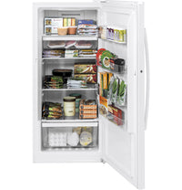 GE Upright Freezer, 14.1 cu. ft., Frost-Free, LED, Lock & Key (FUF14DLRWW)
