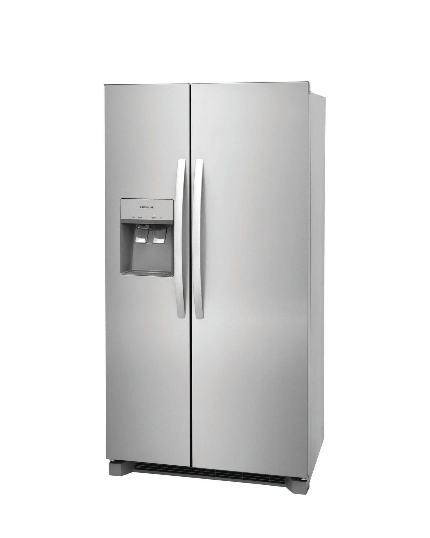 Frigidaire 22.3 cu ft Side - by - Side Refrigerator, Stainless, External Water/Ice Dispenser (FRSC2333AS) - Appliance Saver Store
