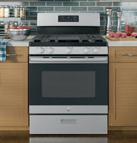GE 30″ Gas Range, Stainless, Spacious Oven + Multi-Burners (JGBS66REKSS)