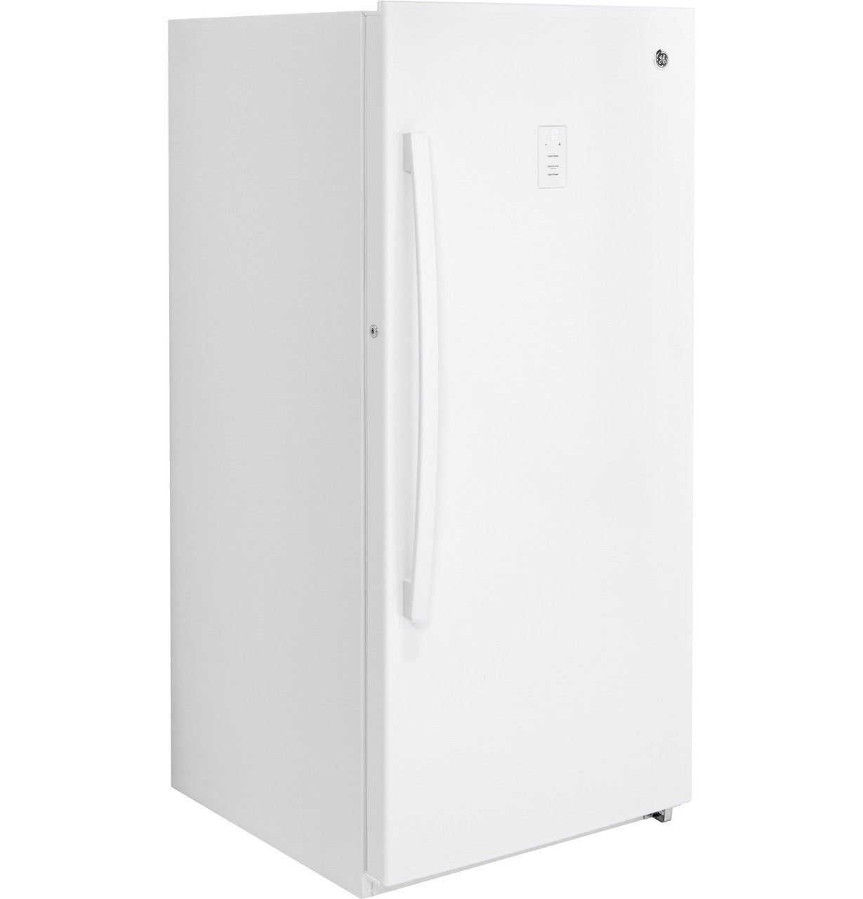 GE Upright Freezer, 14.1 cu. ft., Frost-Free, LED, Lock & Key (FUF14DLRWW)