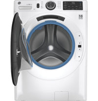 GE 4.8 cu. ft. Front Load Washer, White, UltraFresh Vent + SmartHQ WiFi (GFW550SSNWW) - Appliance Saver Store