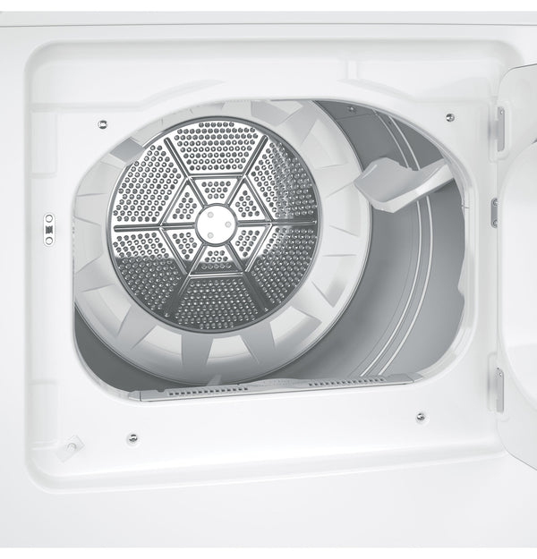 GE GTX33EASKWW Electric Dryer, 6.2 cu. ft., Auto Dry & Wrinkle Care (GTX33EASKWW)